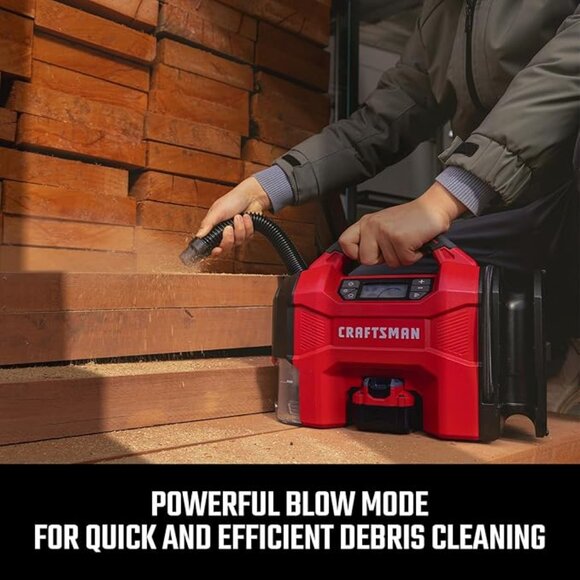 NEW IN BOX! Craftsman Multi-function Air Compressor/Tire Inflator/Vacuum/Blower - Picture 5 of 16